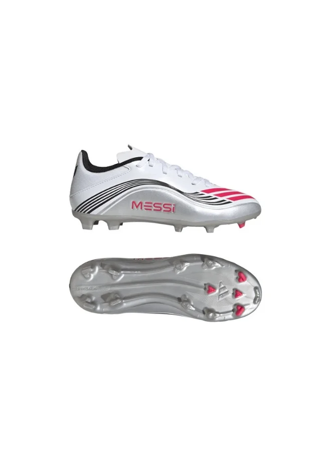 Adidas F50 Messi League Fg/Mg J U White Football/Soccer Shoes For Kids
