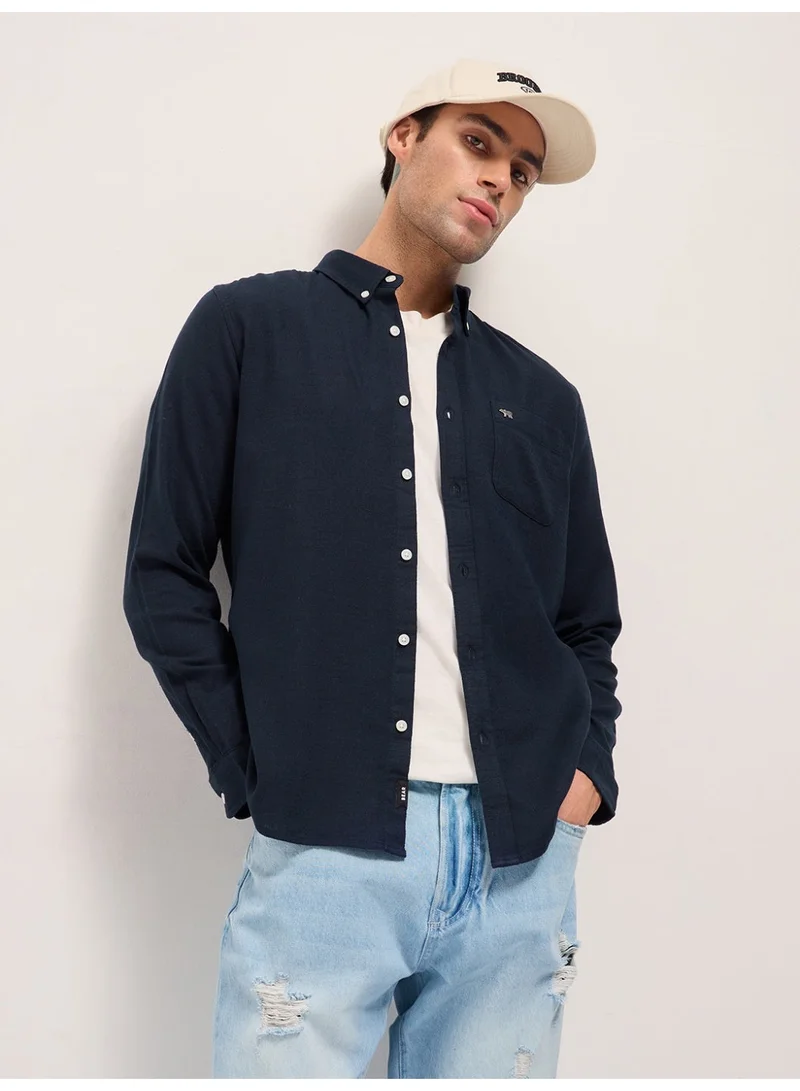 The Bear House  Men’s Long Sleeve Shirt – Classic, Comfortable and Stylish Essential for Work, Travel or Casual Outings for Men | Best Price UAE