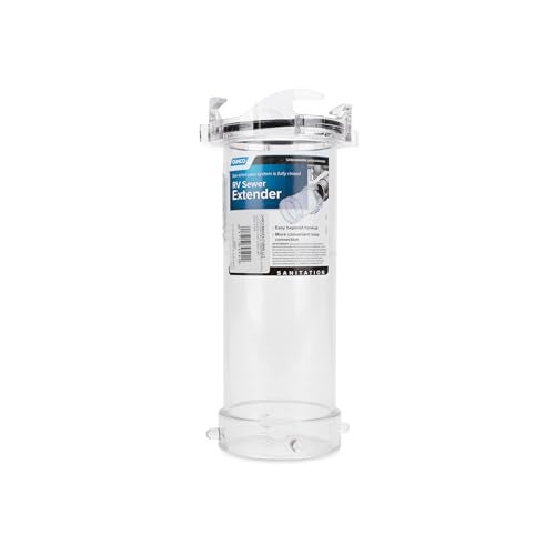 Camco 39592 9" Clear Sewer Hose Adapter - Image 1