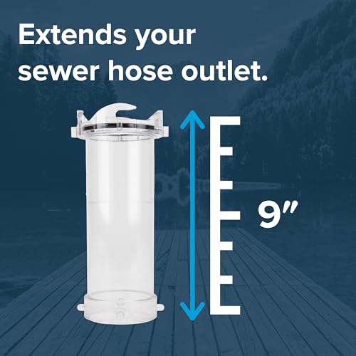Camco 39592 9" Clear Sewer Hose Adapter - Image 4