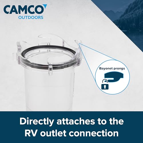 Camco 39592 9" Clear Sewer Hose Adapter - Image 3