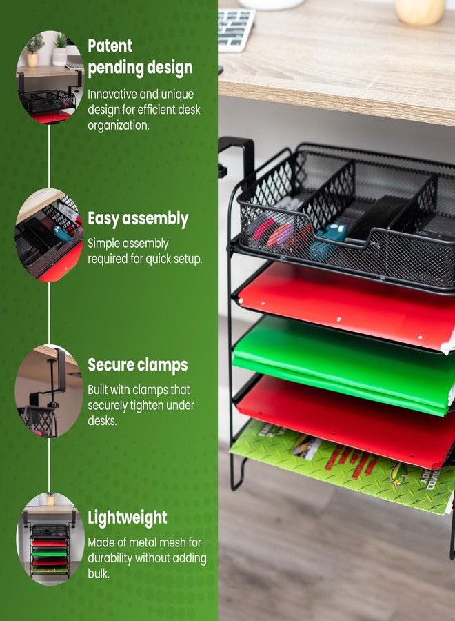 SB Simpli Better File Organizer that Attaches Under the Desk - Image 3