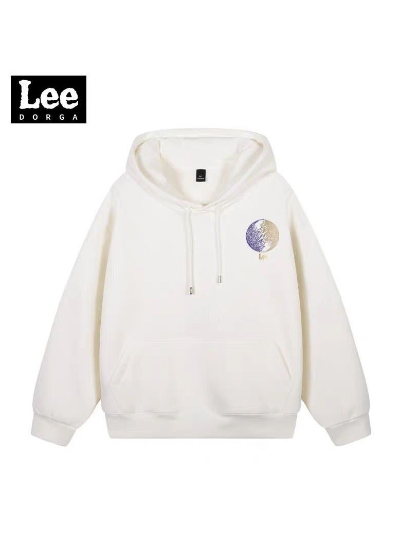 LEE Hooded Sweatshirt Loose Casual Top Jacket 