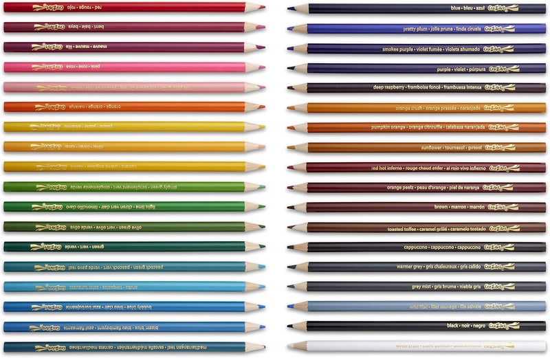 CrazArt Colored Pencils Bulk Pack, 10 Boxes of 24 ct Pre-Sharpened Pencils, Non-Toxic, Classroom School Art Supplies - Image 3