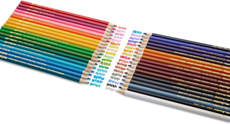 CrazArt Colored Pencils Bulk Pack, 10 Boxes of 24 ct Pre-Sharpened Pencils, Non-Toxic, Classroom School Art Supplies - Image 2