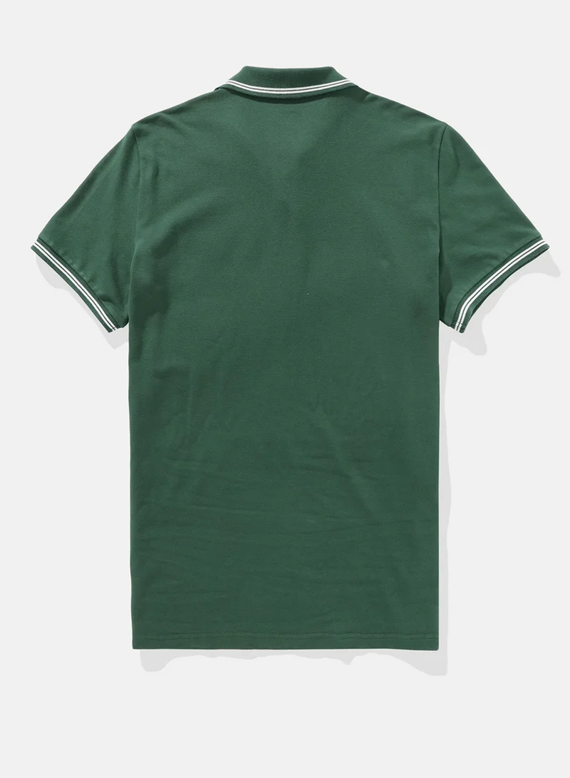امريكان ايجل Logo Pique Polo Shirt
