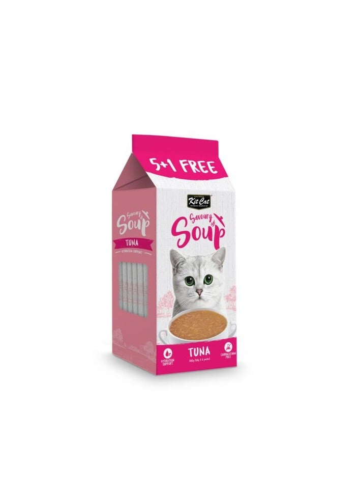 كيت كات شوربة التونة اللذيذة 300 غرام (6 × 50 غرام) - Image 1