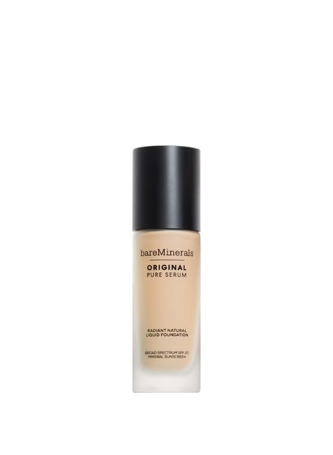 Bare Minerals Original Pure Serum Liquid Foundation Color Fair Warm 1 30ml - Image 1