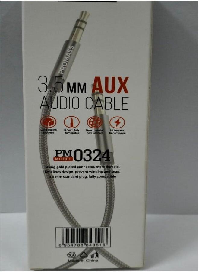 PROMASS Audio Cable 3.5mm Black Jack (Aux) - Image 3
