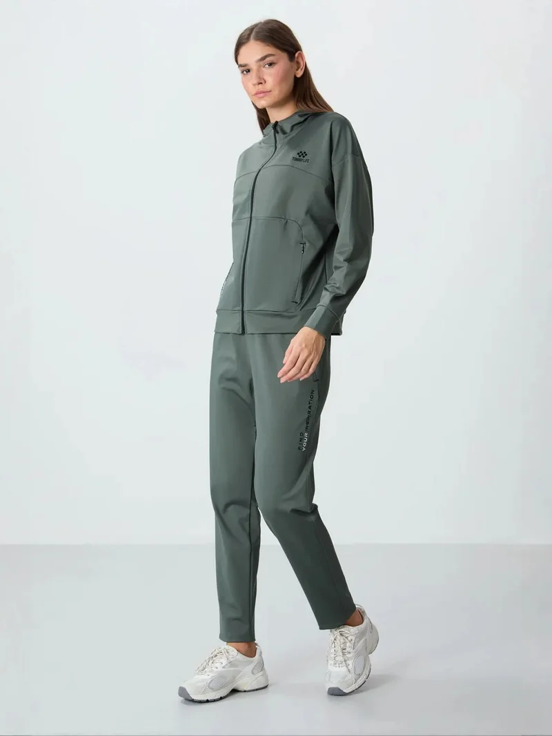 تومي لايف TOMMY Women’s Hooded Zip Sweatshirt And Pants Set