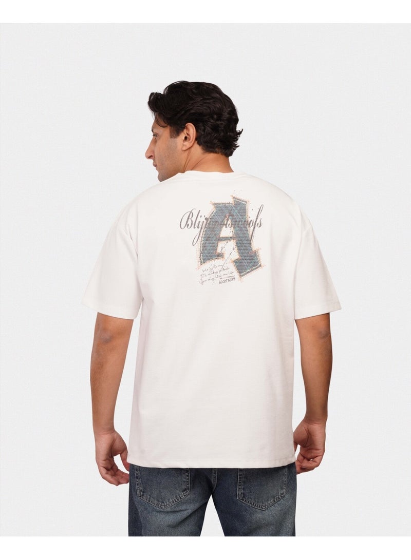 TORINESE "Ivory Essence" Graphic Oversize - Image 4