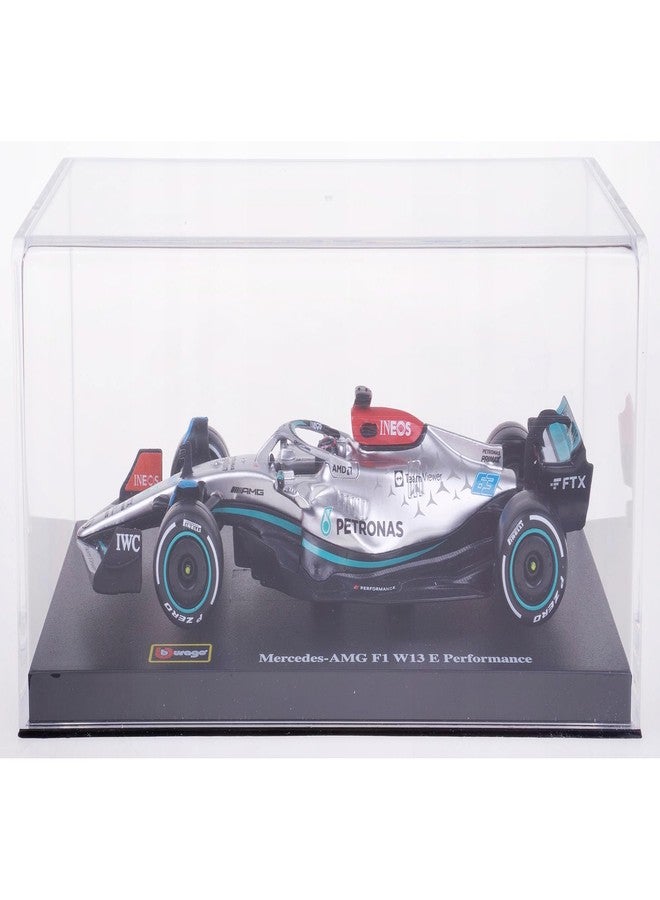 بوراجو سيارة AMG F1 W13 E Performance رقم 63، جورج راسل، بطولة العالم للفورمولا 1 (2022)، مع علبة عرض، نموذج مصغر بمقياس 1/43 من بوراجو 38066GR - Image 5