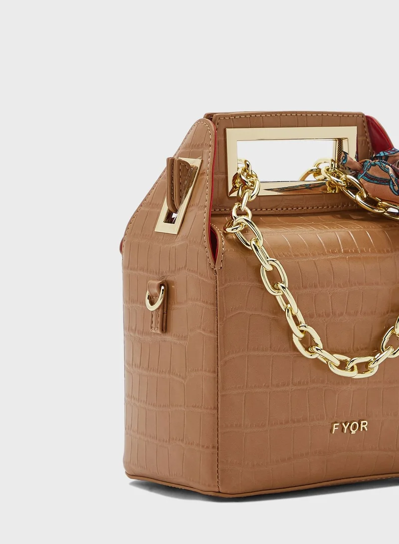 FYOR Kira Top Buckle Handle Satchel