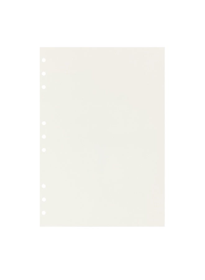 Zelten 2 Pack B5 90 Sheets/180 Pages Blank Loose Leaf Punched Paper Refills Paper for 9 Hole Binder Personal Organizer Diary Notebook Refillable Planner - Image 2
