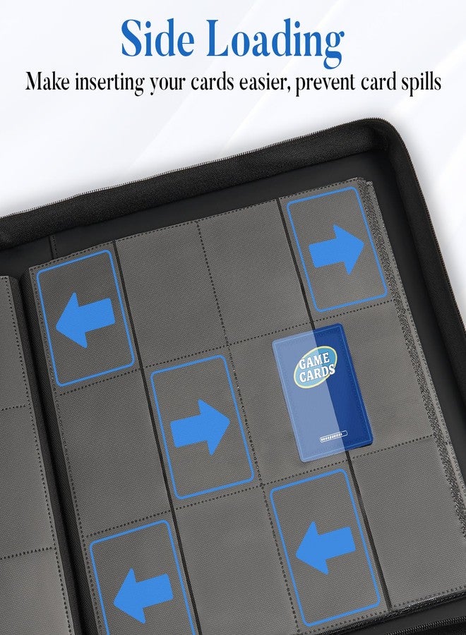 Fabmaker 912 Pockets Card Binder, Black - Image 5