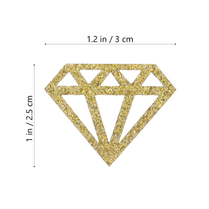 Gold Heart Ring Wedding Confetti 2 Bags Metallic Party Scatter Bridal Shower Engagement Decor - Image 3