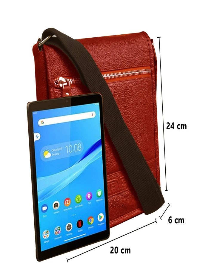 ABYS Genuine Leather Sling | Crossbody | Messenger Travel Bag for Men and Women - Image 3