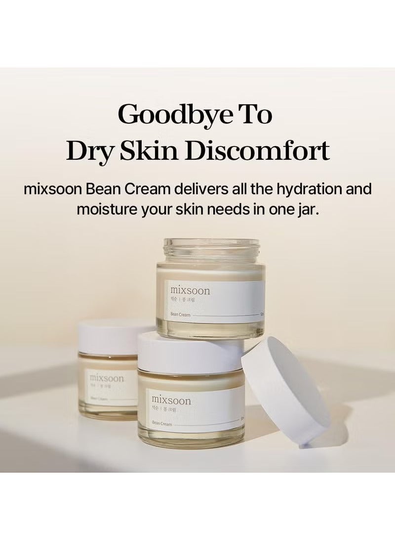 mixsoon Bean Cream - Intensive Moisture Face Cream For Smooth, Nourished Skin, Pore & Sebum Care - Korean Skincare For Glass Skin - Non-stick (1.69 fl.oz / 50ml)  - Image 4