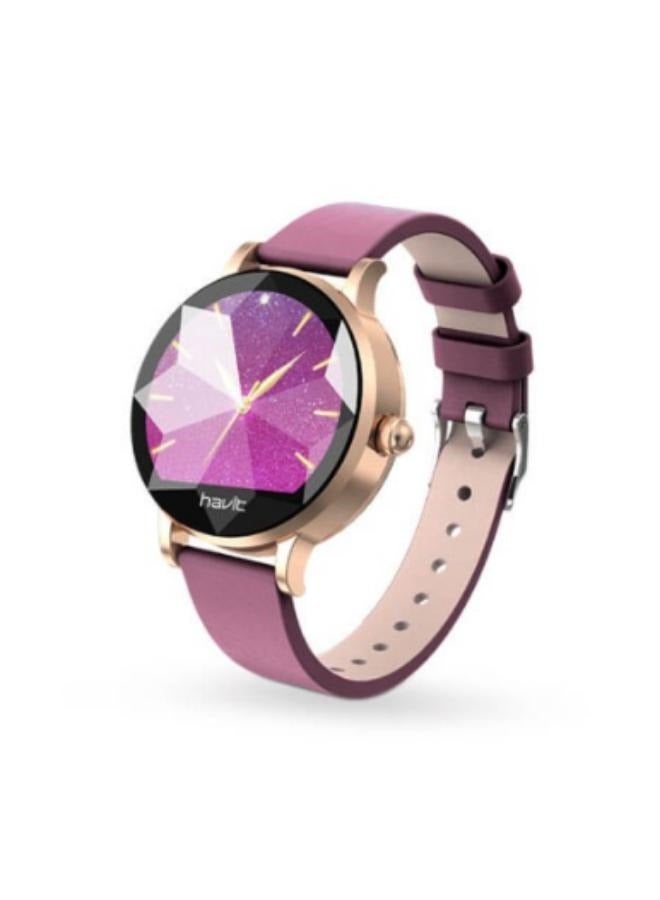 havit Stylish smartwatch for women with heart rate Compatible with Android & iOS.