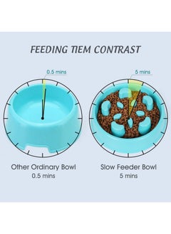 JASGOOD JASGOOD polypropylene Slow Feeder Dog Bowl-Stop Bloat Dog Bowl For Fast Easters,Slow Eating Dog Bowl  - Image 2