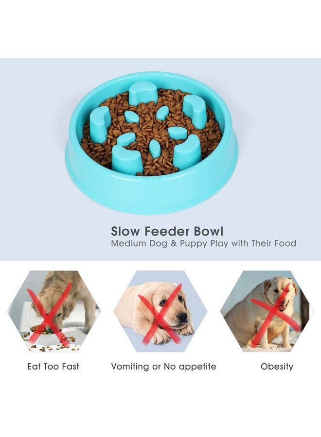 JASGOOD polypropylene Slow Feeder Dog Bowl-Stop Bloat Dog Bowl For Fast Easters,Slow Eating Dog Bowl - Image 3