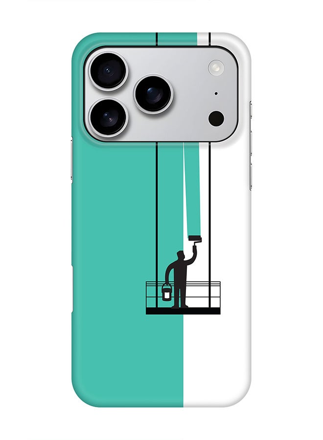 For iPhone 17 Pro,Case, [Compatible with MagSafe] Magnetic cover Slim fit Protection Matte, - Paint Hanger (Green)