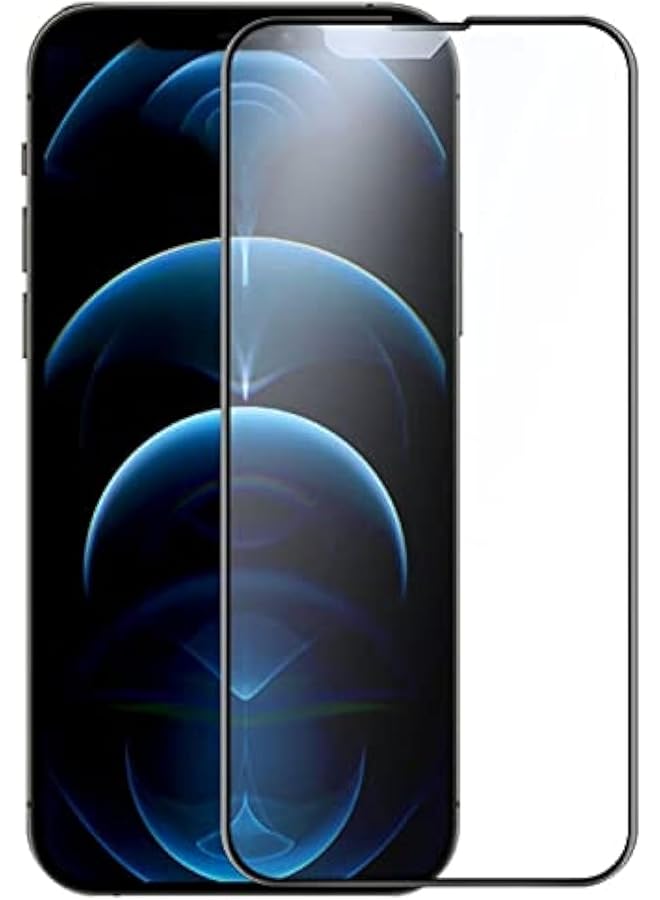 Nillkin Fog Mirror Full Coverage Matte Tempered Glass Screen Protector 0.33Mm 2.5D Designed For Iphone 13 13 Pro 14 Black - Image 1