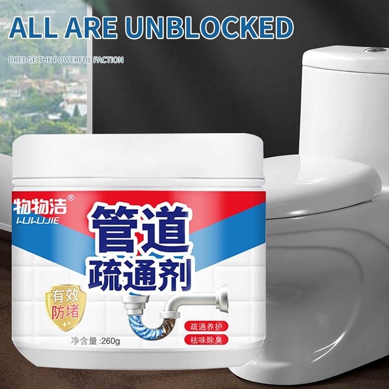 klarako Pipeline Dredging Agent - Update Pipe Dredge Agent, Powerful Sink And Drain Cleaner, Pipe Dredge Powder for Kitchen Toilet Pipeline Quick Cleaning Tool (2pc) - Image 2