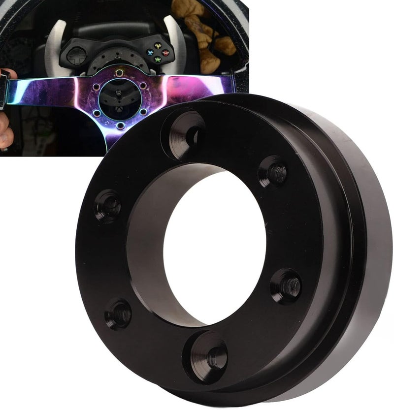 Tbest 70mm Steering Wheel Adapter Plate,Aluminium Alloy Steering Wheel Hub Adapter Replacement For Logitech G25, G27, G29, G920 - Image 4