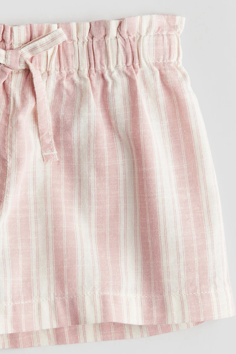 اتش اند ام Paper bag shorts