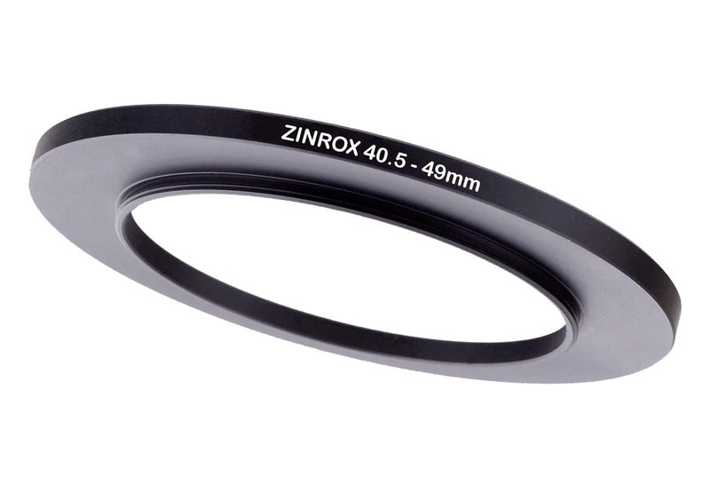 ZINROX® 40.5-49mm Step Up Lens Filter Adapter Ring, Set of 1 Piece - Size : 40.5mm to 49mm Stepping Ring - Image 1