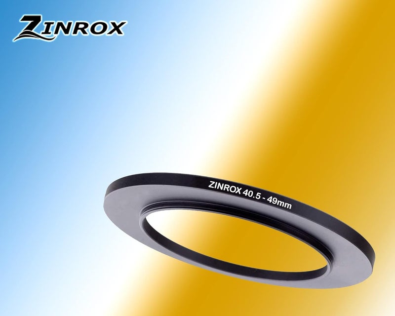ZINROX® 40.5-49mm Step Up Lens Filter Adapter Ring, Set of 1 Piece - Size : 40.5mm to 49mm Stepping Ring - Image 2