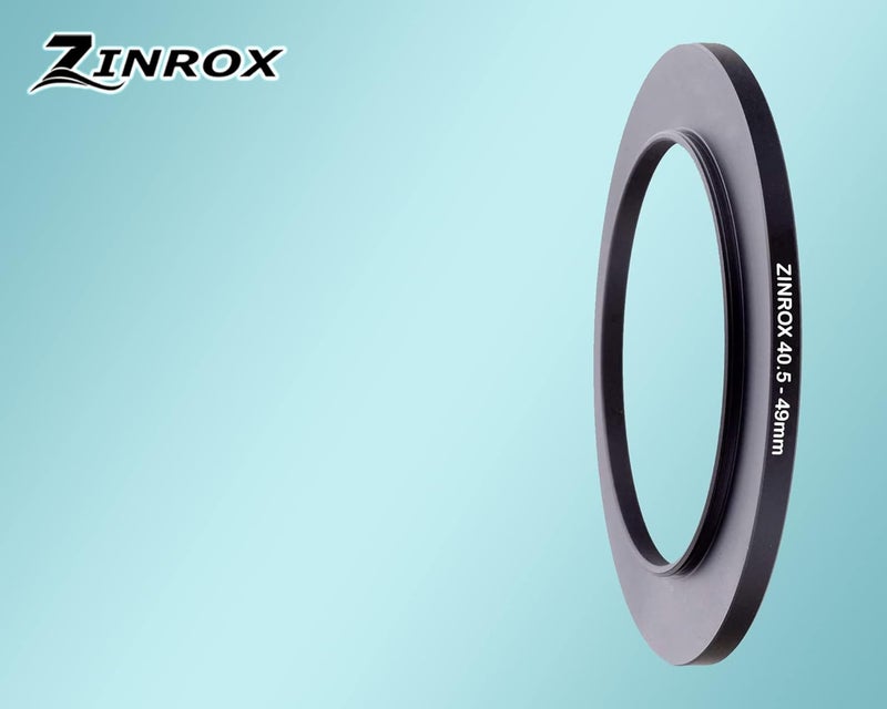 ZINROX® 40.5-49mm Step Up Lens Filter Adapter Ring, Set of 1 Piece - Size : 40.5mm to 49mm Stepping Ring - Image 3