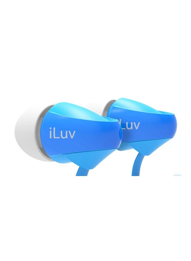 ILUV PPMINTSBL Peppermint Talk In-Ear Earbuds with Microphone (Blue) - Image 3