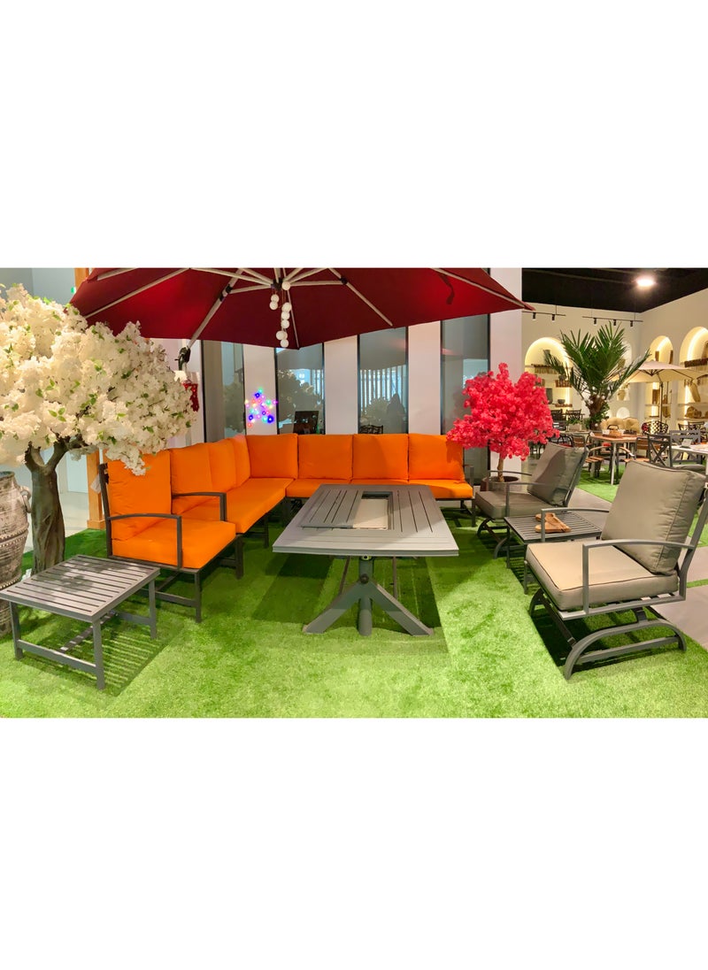 Schondor Furniture - Dallas Sofa Set | Outdoor Furniture | Made in Aluminum Cast | Weather Resistance | Perfect for Any Outdoor Space | Patio | Balcony | Garden | Backyard - Image 1