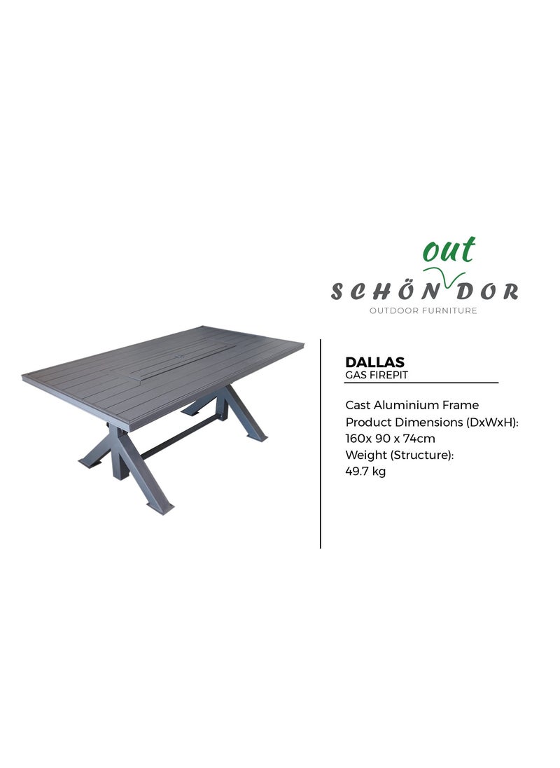Schondor Furniture - Dallas Sofa Set | Outdoor Furniture | Made in Aluminum Cast | Weather Resistance | Perfect for Any Outdoor Space | Patio | Balcony | Garden | Backyard - Image 1