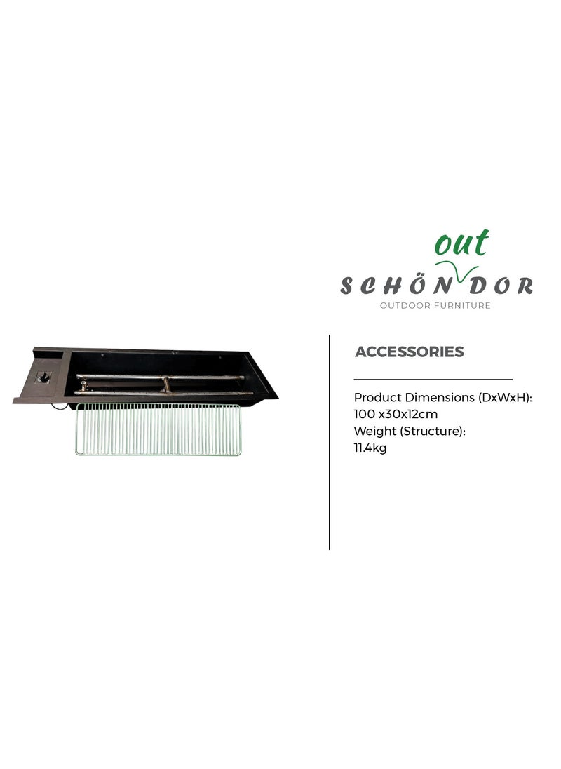 Schondor Furniture - Dallas Sofa Set | Outdoor Furniture | Made in Aluminum Cast | Weather Resistance | Perfect for Any Outdoor Space | Patio | Balcony | Garden | Backyard - Image 1