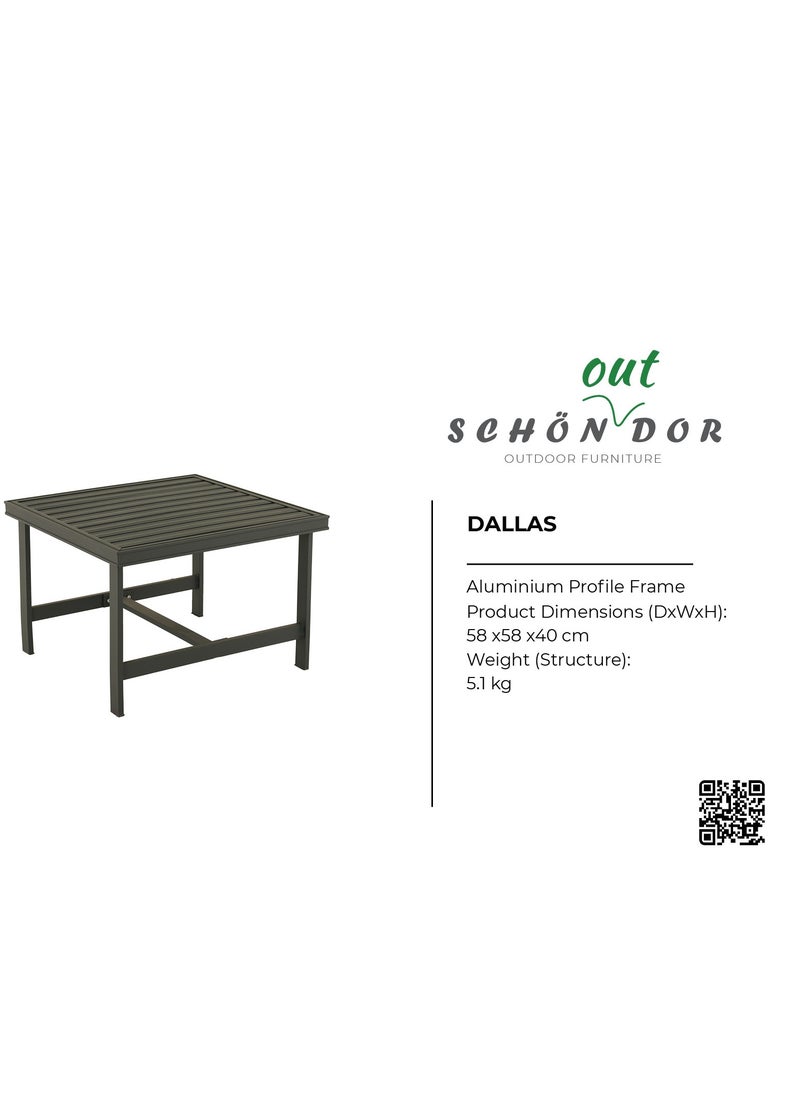 Schondor Furniture - Dallas Sofa Set | Outdoor Furniture | Made in Aluminum Cast | Weather Resistance | Perfect for Any Outdoor Space | Patio | Balcony | Garden | Backyard - Image 1