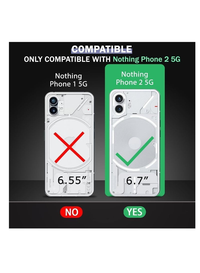 دوكس دوتشيز من دوكس دوتشيز جراب خلفي شفاف متوافق مع نوثينج فون 2 (اطار اسود) - Image 2