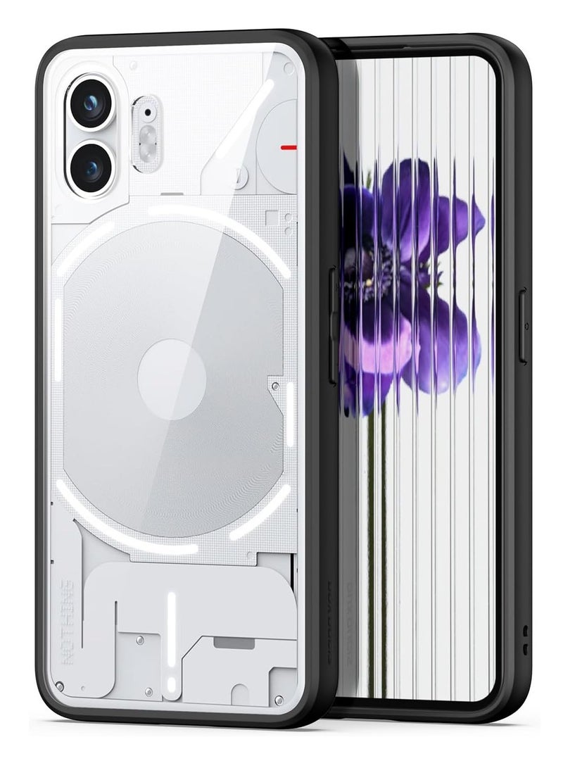 دوكس دوتشيز من دوكس دوتشيز جراب خلفي شفاف متوافق مع نوثينج فون 2 (اطار اسود) - Image 1