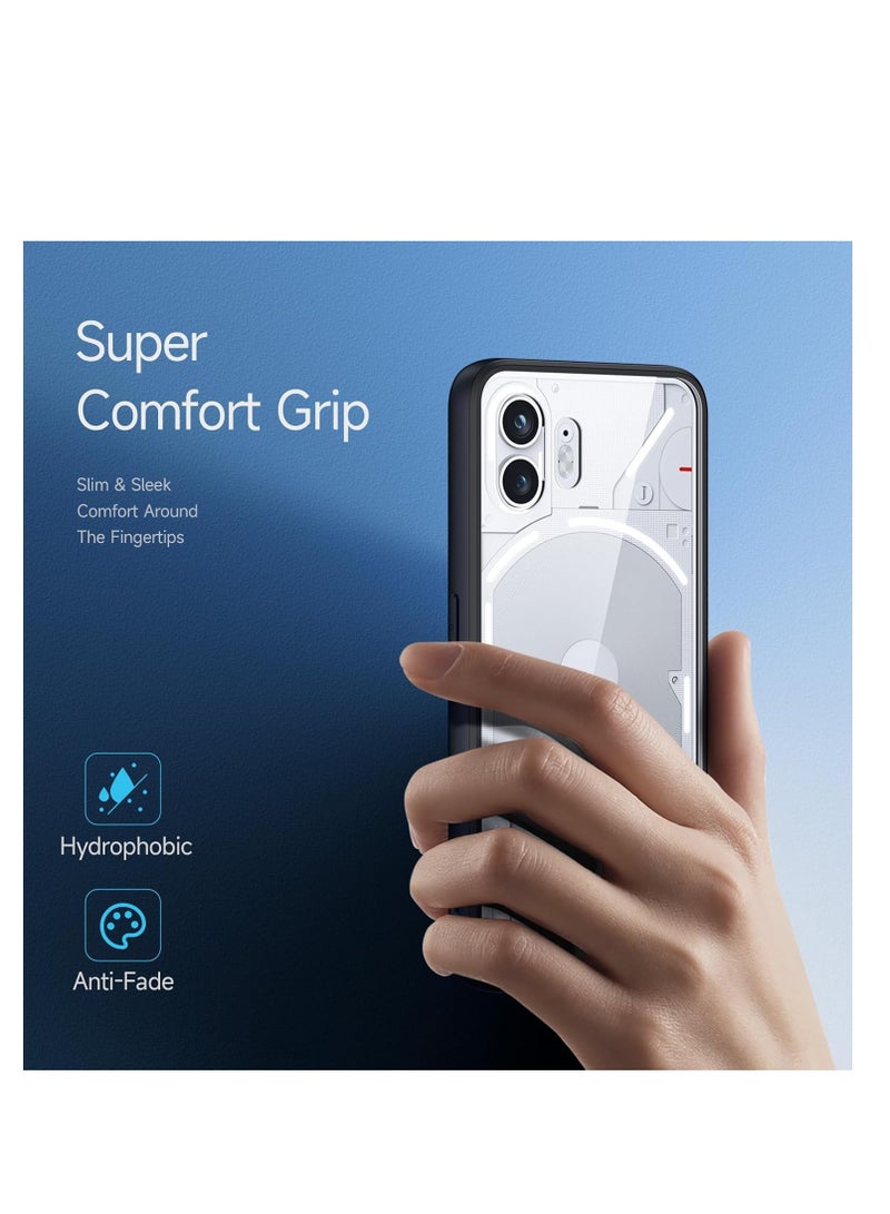 دوكس دوتشيز من دوكس دوتشيز جراب خلفي شفاف متوافق مع نوثينج فون 2 (اطار اسود) - Image 5