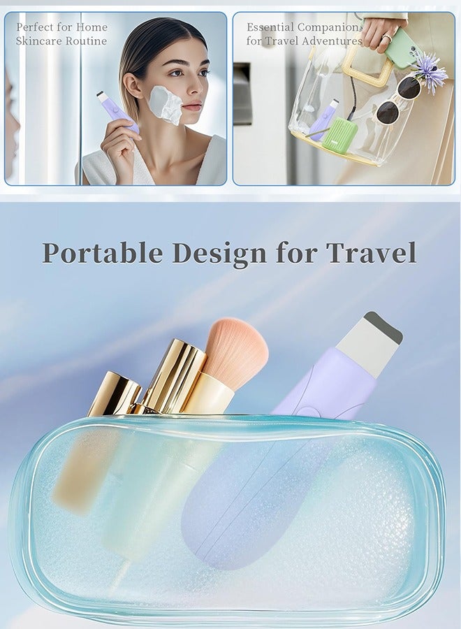 هيرباص الجلد الغسيل الوجه ملعقة الجلد ملعقة المسام نظافة البثرة مزيل أدوات للوجه التطهير العميق أداة العناية بالبشرة للرجال والنساء (الأرجواني) - Image 5