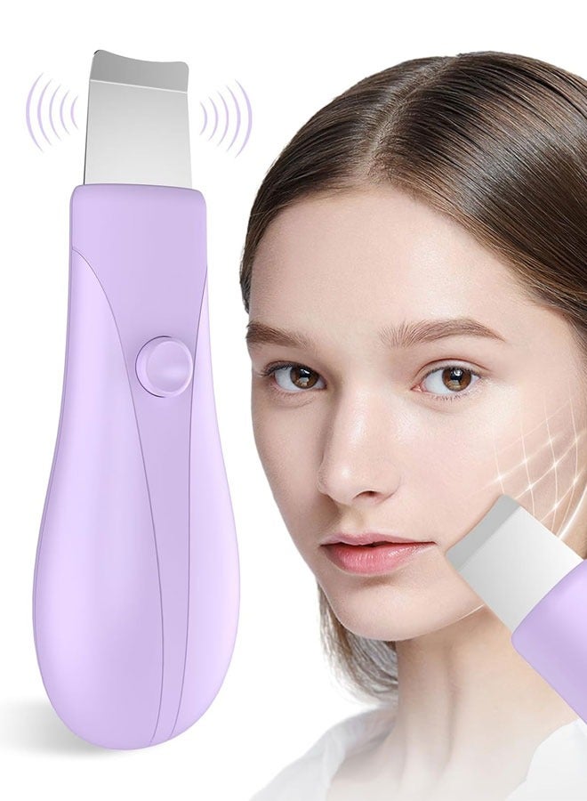 هيرباص الجلد الغسيل الوجه ملعقة الجلد ملعقة المسام نظافة البثرة مزيل أدوات للوجه التطهير العميق أداة العناية بالبشرة للرجال والنساء (الأرجواني) - Image 1