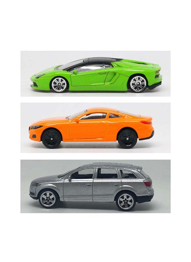 MSZ - Prestige Trio, 3Pc 1:64 Sized BMW, Audi, Lamborghini | DieCast Replica, Ultimate Collector's Item, Toy Car, Bundle Collection | Size  1:64, For Kids 3+ - Image 1