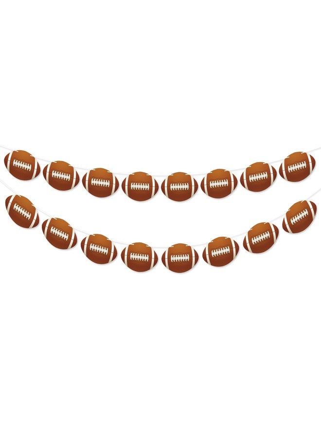 TMTECHJS 2 Pcs Football Party Decorations Football Banner Pre-Strung Football Hanging Garland Decor for Sports Themed Birthday Party Game Fans - Image 1