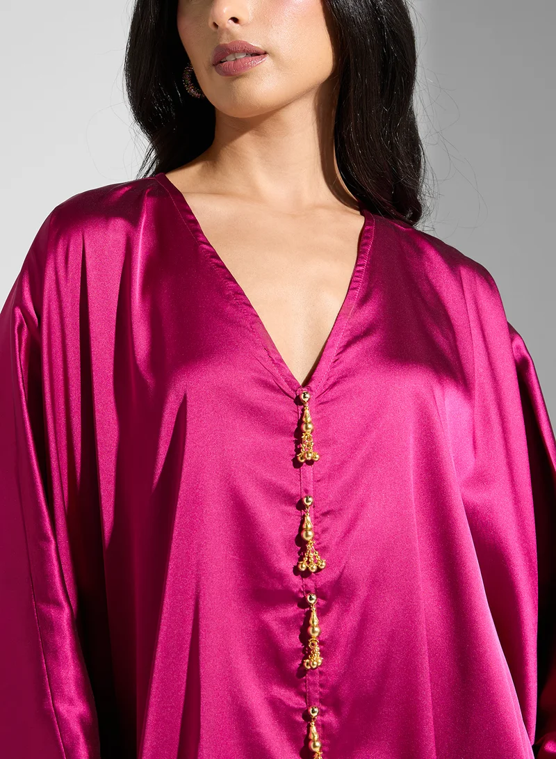 Golden Apple Jalabiya Dress