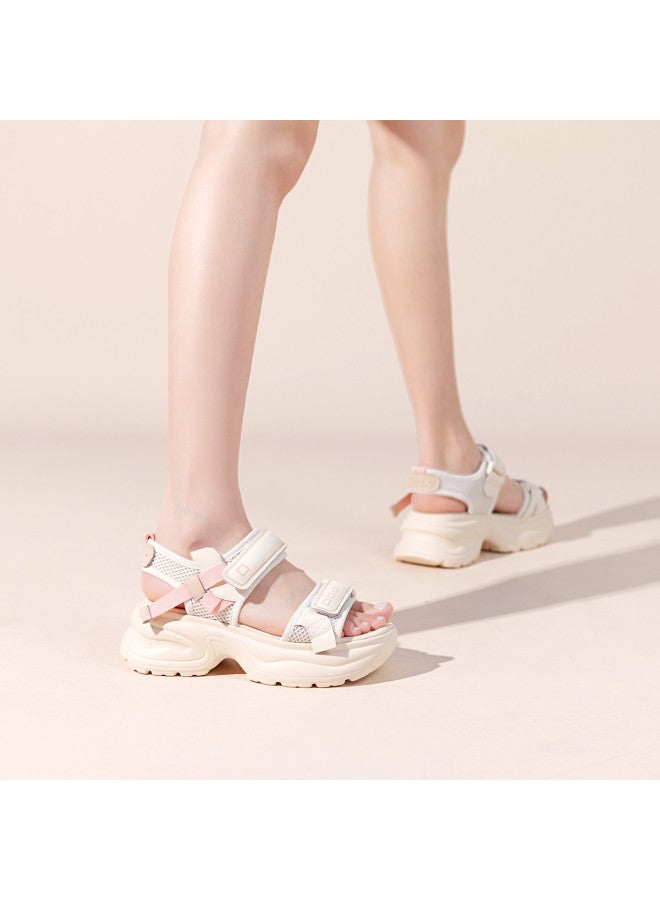SAFIYA Saturday Women's Sport Sandals, Summer Versatile Platform Height-increasing Vacation Beach Sandals - Image 4