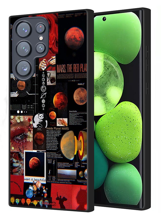 Tolwak Samsung Galaxy S22 Ultra 5G Protective Case Cover Mars Art - Image 1