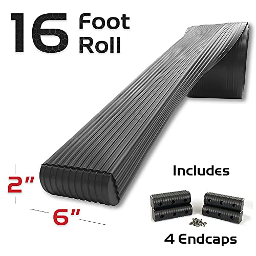 Caliber Bunk Wrap Kit 23052-BK, 16-ft Roll of 2x6-in Bunk Wrap with Endcaps, Black - Image 2