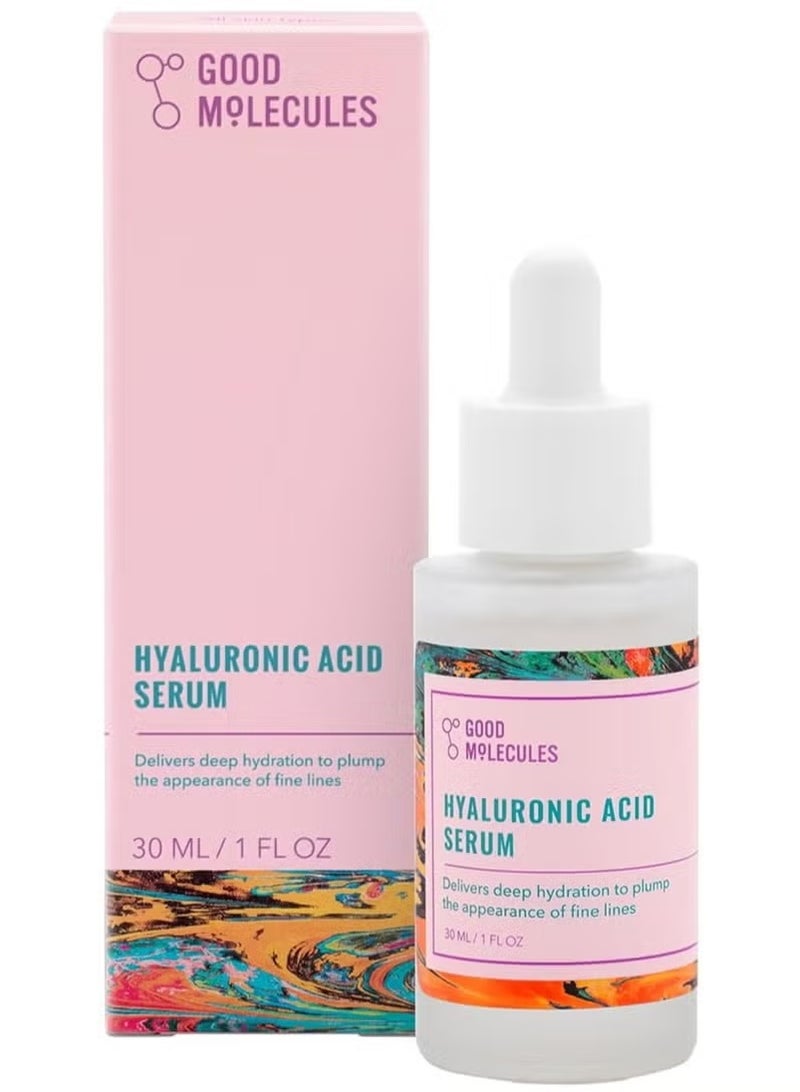 Good Molecules Hyaluronic Acid Serum - Hydrating, Non-greasy formula to Moisturize, Plump - 1% HA, Anti-aging, Water-Based Skincare for Face - Image 1